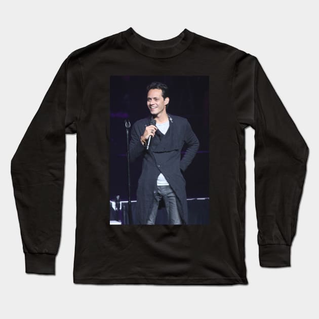 Marc Anthony Photograph Long Sleeve T-Shirt by Concert Photos